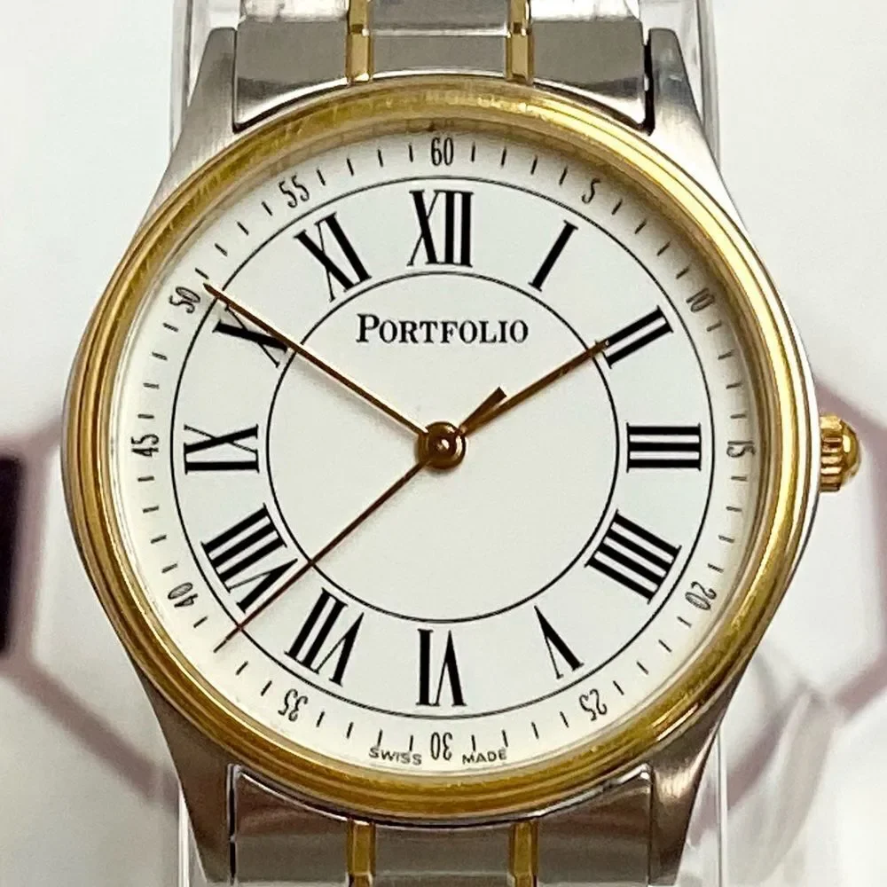 Tiffany & Co. Portfolio Swiss Made Two-Tone Stainless Steel Men’s Unisex Watch